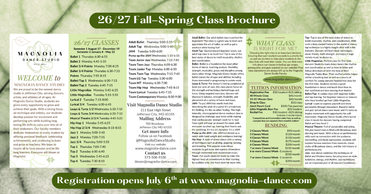 26/27 Fall Spring Brochure Image
